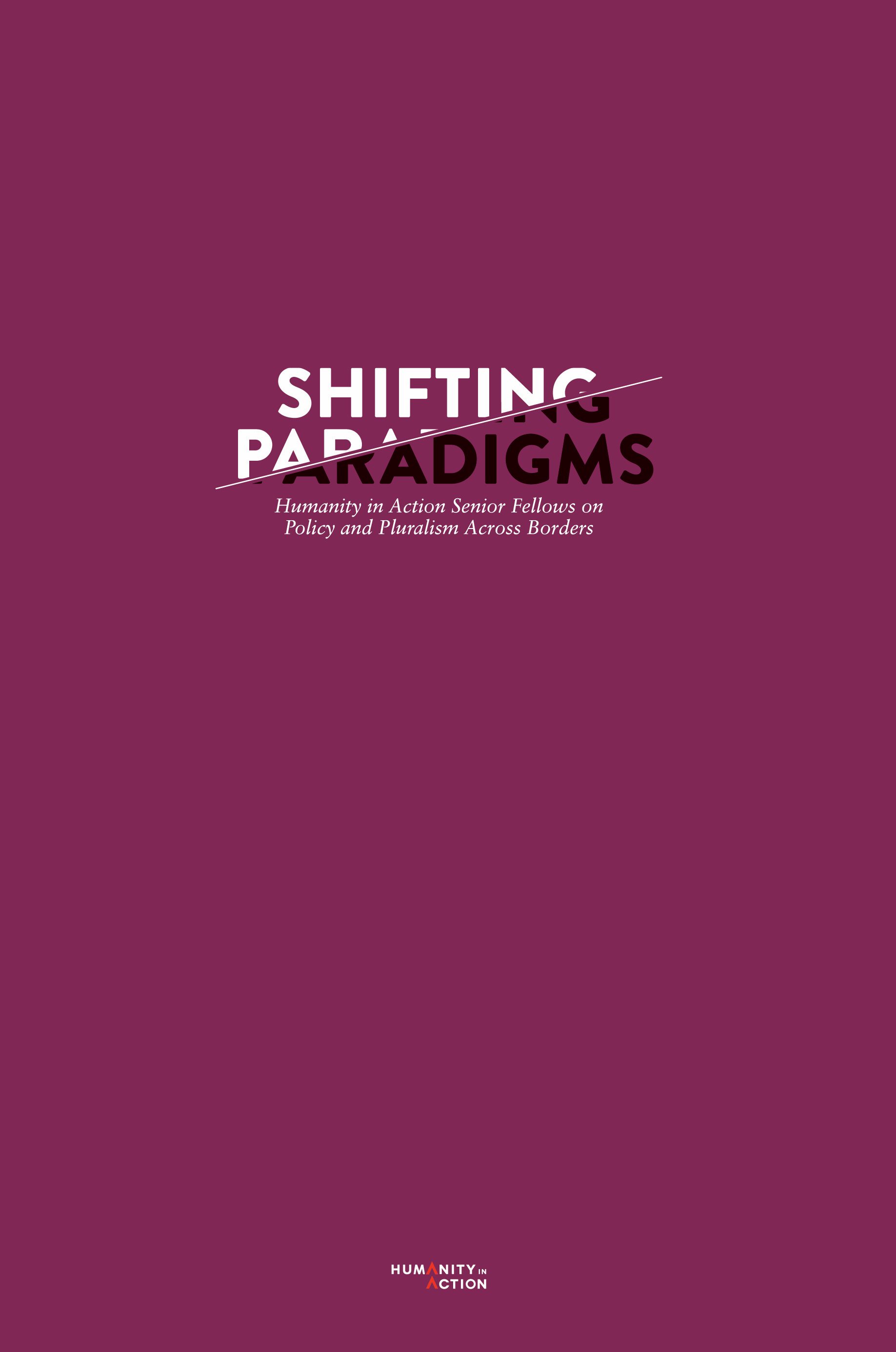 Shifting Paradigms